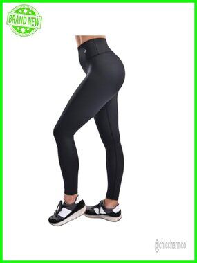 High Waist Compression Leggings Tummy Control Squat-Proof Active Pants